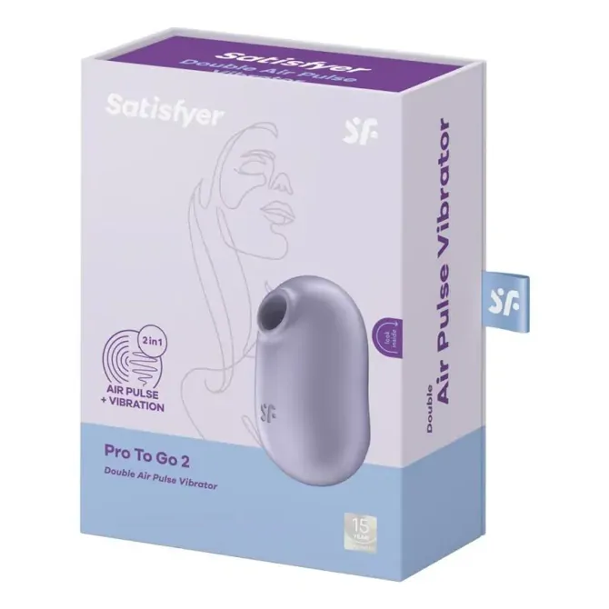 Klitoralni stimulator Satisfyer Pro To Go 2, vijoličen 2