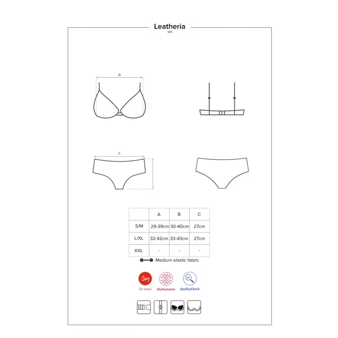 KOMPLET Obsessive Leatheria 2 PCS 4