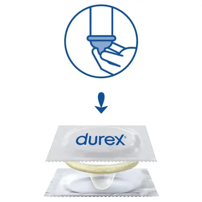 Kondomi Durex Feel Thin Extra Lubricated 10/1, 0,055 mm, 56 mm, dodatna lubrikacija 4