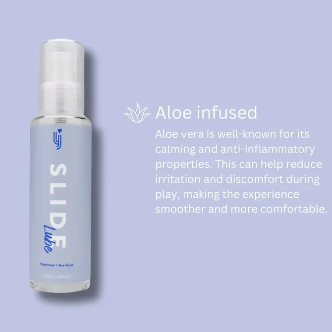 Lubrikant Loving Joy Slide Water Based (100 ml), vodna osnova, z aloe 4