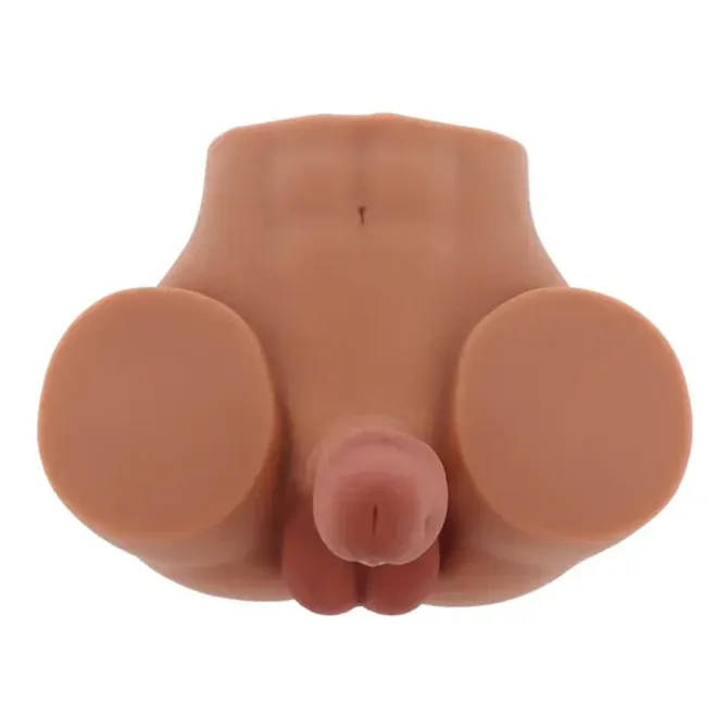 Masturbator Bangers Ride My Hard Dick, realističen trup, analni tunel s teksturo, fleksibilen penis 18 cm, TPE material 5