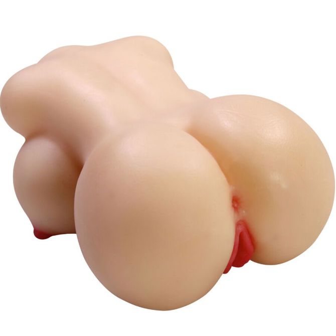 Masturbator Crazy Bull Herta Mini Torzo, vaginalna stimulacija, Sort Skin TPR material, 16 cm 6