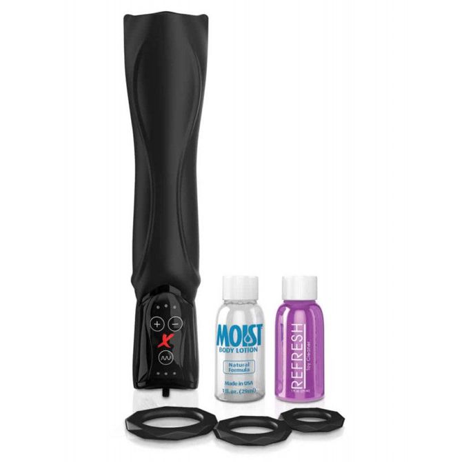Masturbator Pipedream PDX Elite Vibrating Roto Teaser, 3 x AA 3