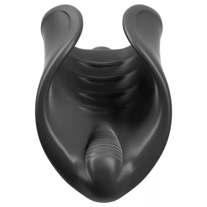 Masturbator Pipedram PDX Elite Vibrating Silicone, vibracijski, 11 cm, 1 x AAA, črn 2