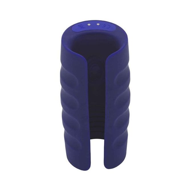 Masturbator Private Turbo Stroker, vibracijski, 13 cm, USB-polnjenje, moder 6