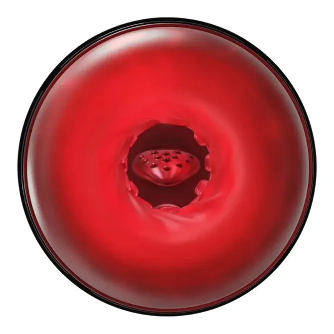 Masturbator RT Orgastobator 07 Red, potiskanje, vrtenje, vibracije in sesanje, USB polnjenje, IPX6, rdeče barve 2