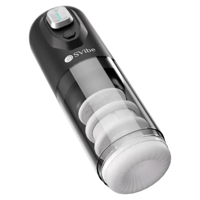 Masturbator Snail Vibe Ikon Spark Black, potiskanje, rotacija, 4 načini, USB-C polnjenje, črne barve 2
