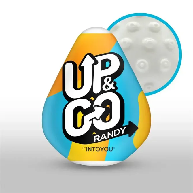 Masturbator Up&Go Randy, 6,6 cm, TPE, čepasta teksture 3
