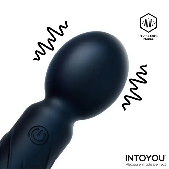 Mini masažer Intoyou Balmy, 10 vibracij, USB polnjenje, vodoodporen, silikonski 3
