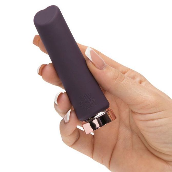 Mini vibrator Fifty Shades Freed Crazy For You, 10 cm, USB-polnjenje, vijoličen 5
