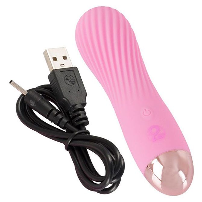 Mini vibrator Cuties 2.0, USB-polnjenje, roza 6
