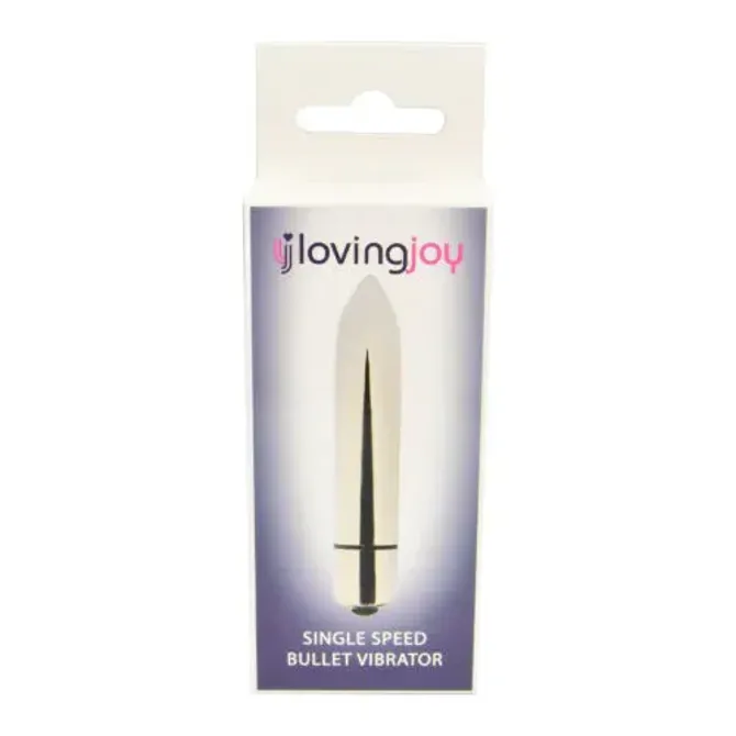 Mini vibrator Loving Joy Silver Bullet, 9 cm, 1 x AA, srebrn 2