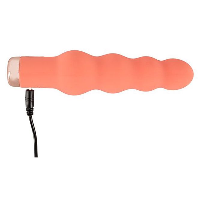Mini vibrator Peachy! Mini Beads, 16,5 cm, USB-polnjenje, svetlo roza 5