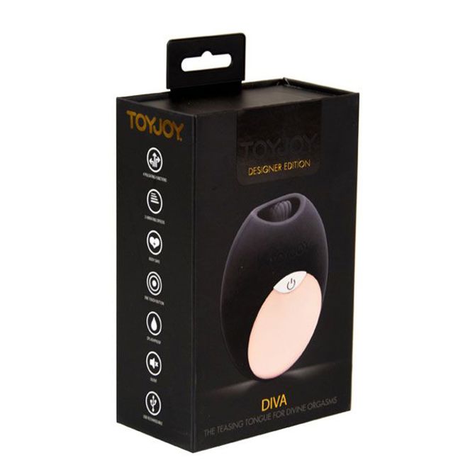 Mini vibro jeziček Toy Joy Diva, USB-polnjenje 4