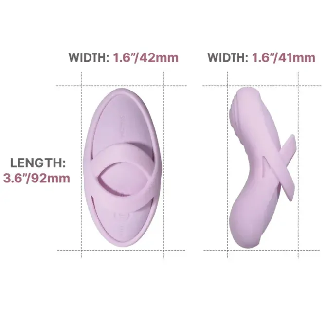 Naprstni vibrator Svakom Echo 2, vijoličen 6