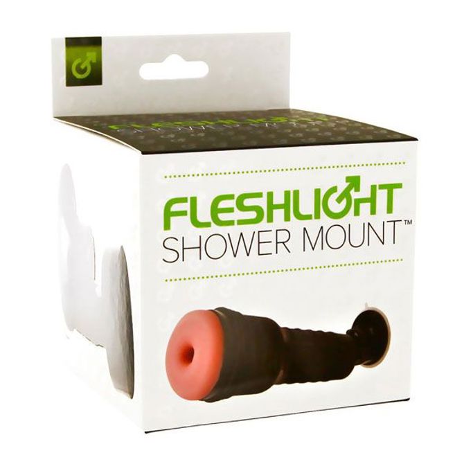 Vakuumski nastavek za masturbatorje Fleshlight Shower Mount, črn 4