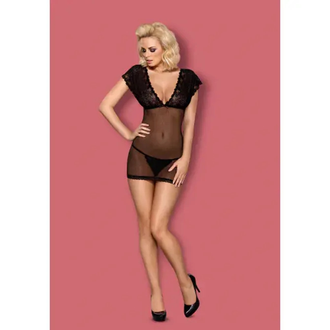 NEGLIŽE Obsessive 821 Black 2