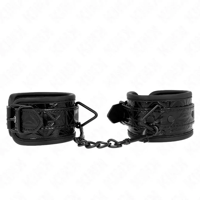 OKOVI ZA ZAPESTJE Kink Diamond Pattern Black 2