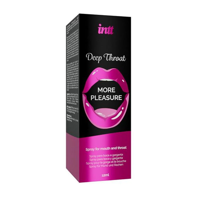 Oralni sprej Intt Deep Throat, okus mete, 12 ml 3