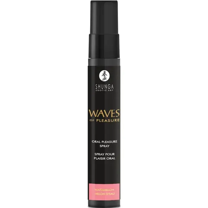 Oralni stimulacijski sprej Shunga Waves of Pleasure Watermelon, 20 ml, vodna osnova, užiten, okus lubenice 2