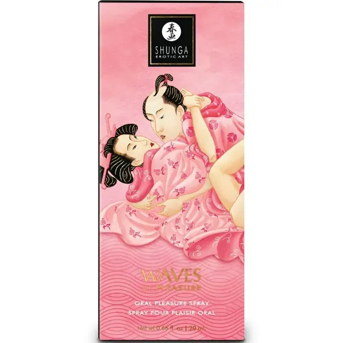 Oralni stimulacijski sprej Shunga Waves of Pleasure Watermelon, 20 ml, vodna osnova, užiten, okus lubenice 3