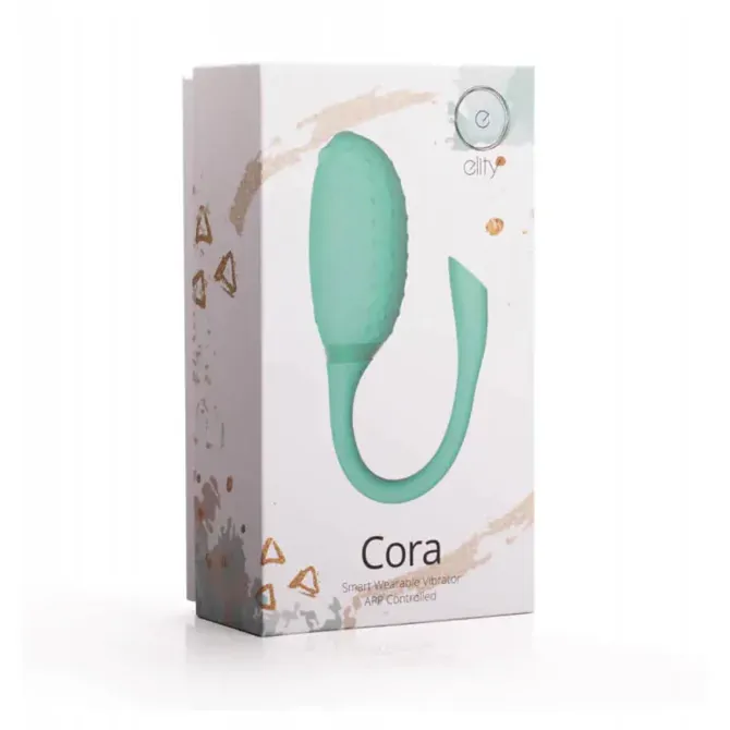 Pametni vibrator Elity Cora, USB-polnjenje, turkizen 5