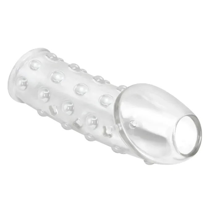 Prevleka za penis Pretty Love Triff Clear, TPE, vodoodporna, prozorna 4