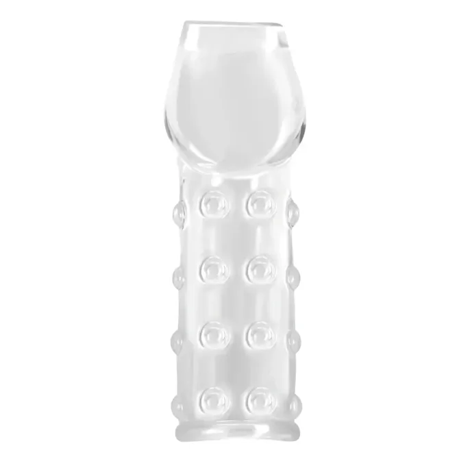 Prevleka za penis Pretty Love Triff Clear, TPE, vodoodporna, prozorna 5