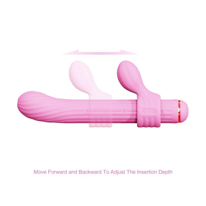 Rabbit vibrator OTOUCH Magic Stick S1 Plus, roza 5