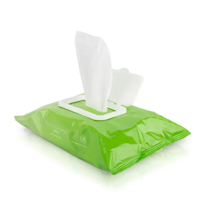 Robčki za čiščenje seks igračk Easyglide, 100 kosov, vlažilna formula z aloe vero, za silikon, TPE, kovino in steklo 3
