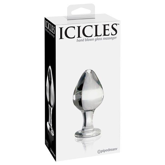 Stekleni analni čep Icicles 25 2