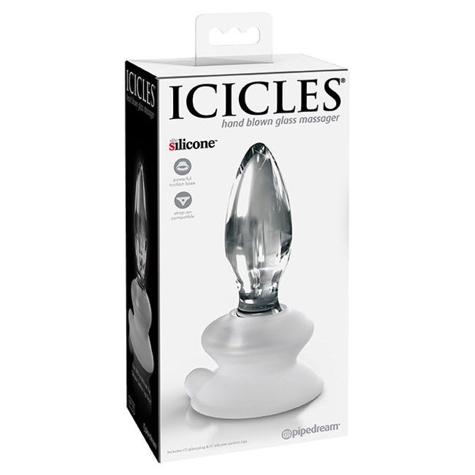 Stekleni analni čep Icicles 91 2