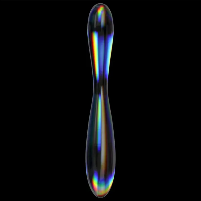 Stekleni dildo Lovetoy Twilight Gleam Double Delight 3