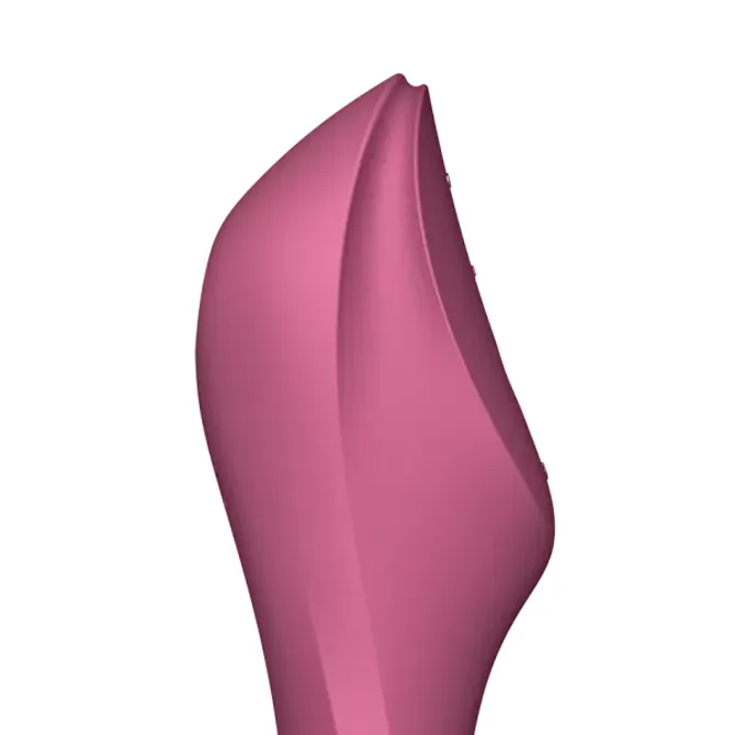 Stimulator klitorisa Satisfyer Curvy Trinity 3, USB-polnjenje, roza 3