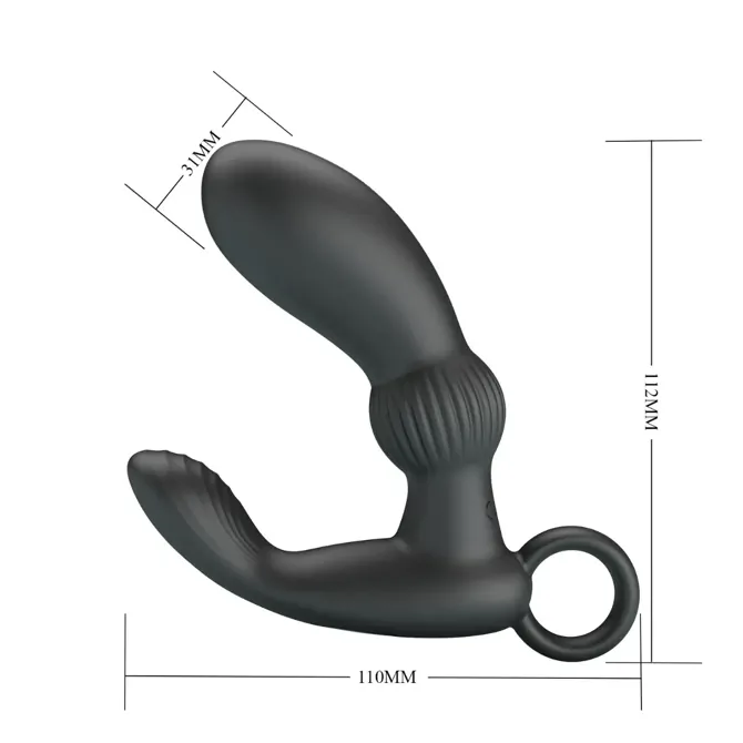 Stimulator prostate Pretty Love Cayla, črn 6