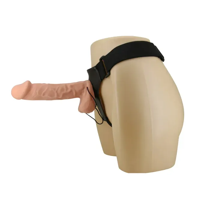 Strap on Baile Ultra Passionate Multi Speed Vibration 10, 19 cm 3