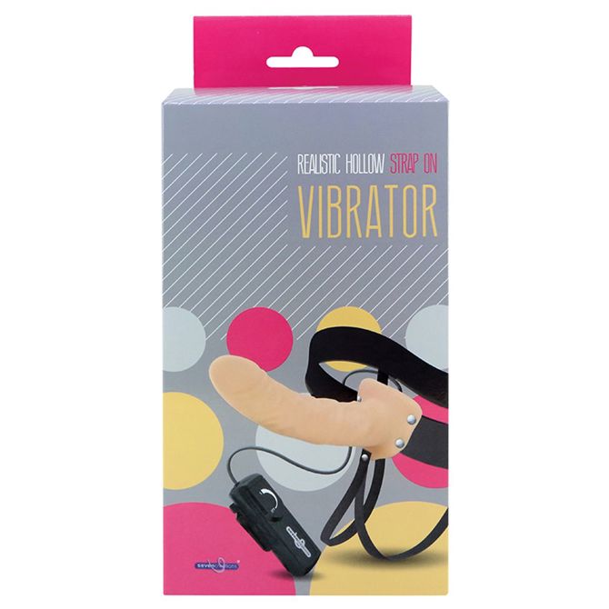 Strap on pas z votlim vibratorjem 3