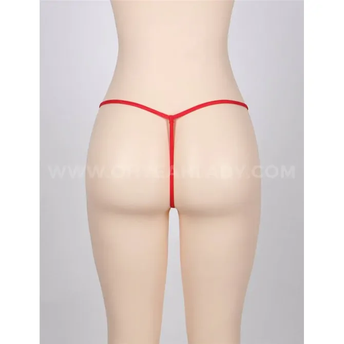 Tanga hlačke OhYeah P50184, rdeče 4