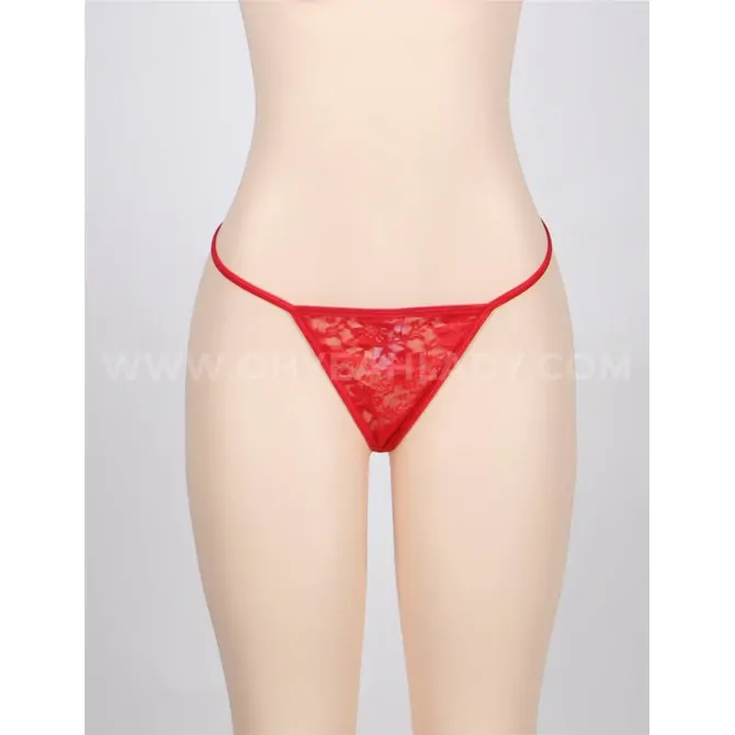 Tanga hlačke OhYeah P50184, rdeče 6