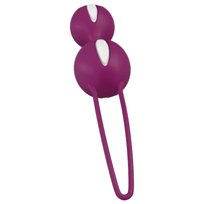 VAGINALNE KROGLICE Smartballs Duo White/Grape 3