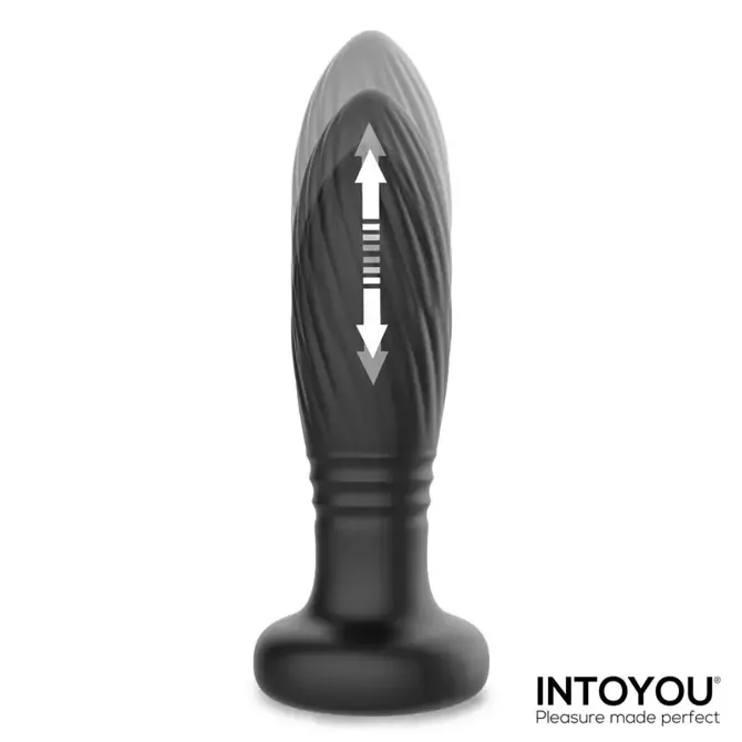 Vibracijski analni čep z LED osvetlitvijo Intoyou Tainy, 9 potiskov, 9 vibracij, IPX6, magnetno USB polnjenje 4