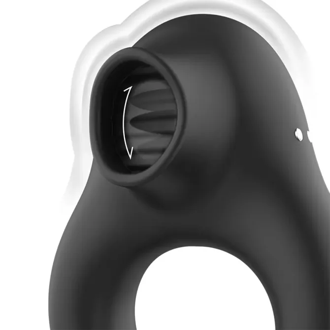 Vibracijski erekcijski obroček Black & Silver 5