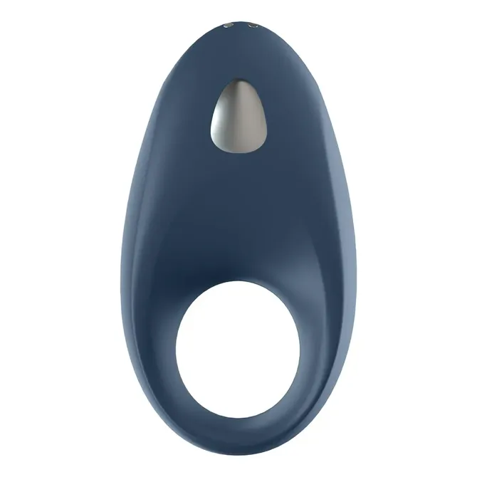 Vibracijski erekcijski obroček Satisfyer Mighty One, USB-napajanje,aplikacija, moder 4