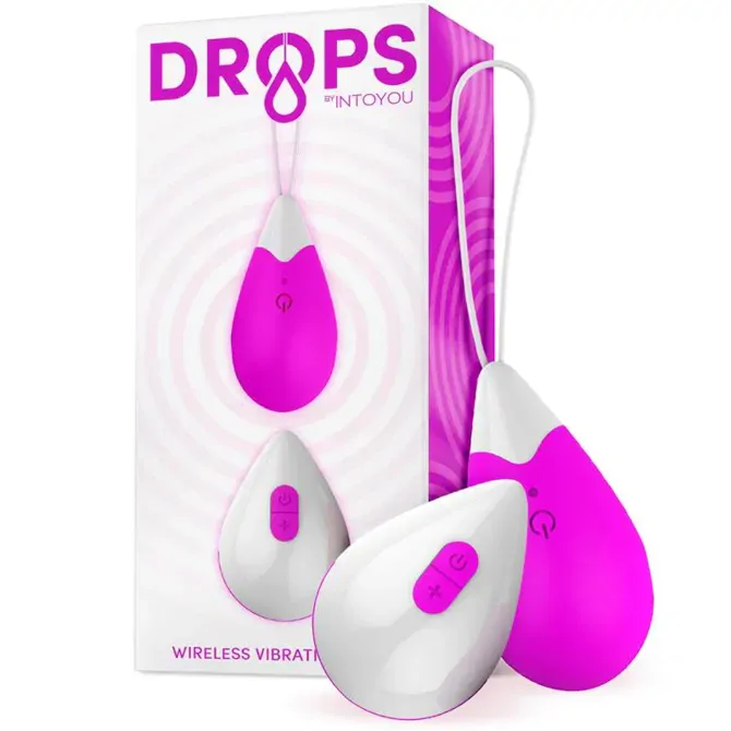 VIBRACIJSKI JAJČEK Drops USB Purple 5