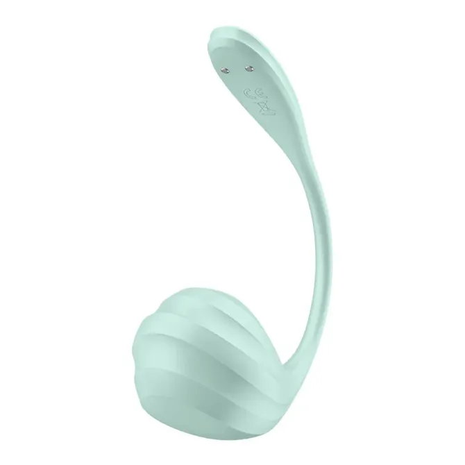 Vibracijski jajček Satisfyer Smooth Petal Mint App 4