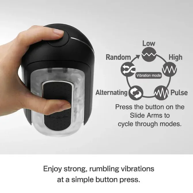 Vibracijski masturbator Tenga Flip Zero, USB-polnjenje, 17,5 cm, črn 2