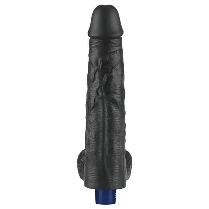Vibracijski penis Lovetoy Real Softee Black, 26 cm 2116554 5