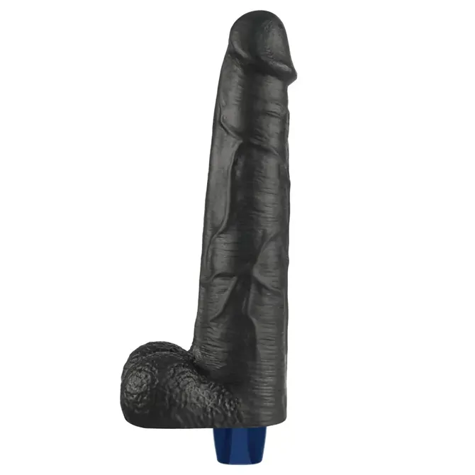 Vibracijski penis Lovetoy Real Softee Black, 26 cm 4