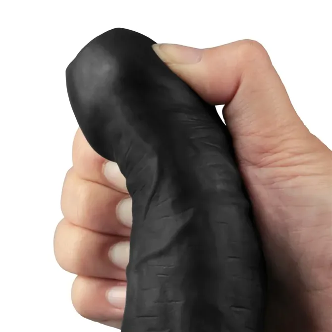 Vibracijski penis Lovetoy Real Softee Black, 22 cm 2
