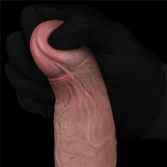 Vibracijski penis Lovetoy Real Softee Flesh, 26,7 cm (10.5), 10 vibracijskih načinov, USB polnjenje 3